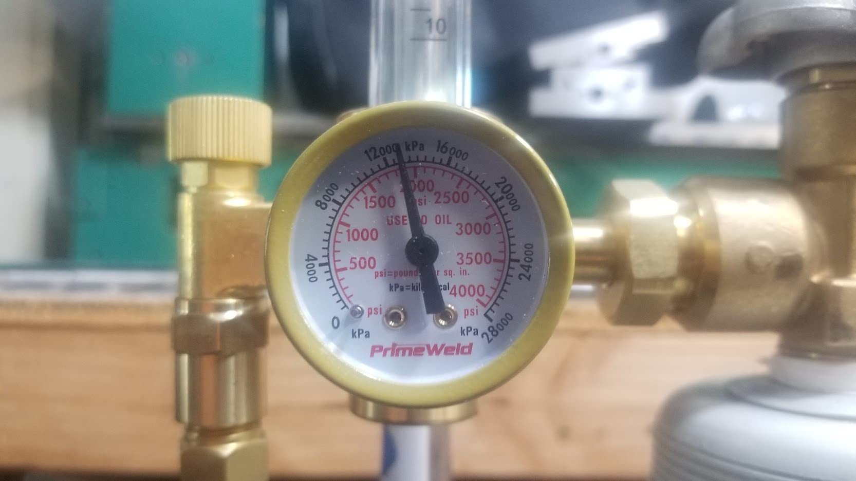 80 cu/ft 100% Argon Cylinder Tank Welding Gas CGA 580 - FULL customer photo 1