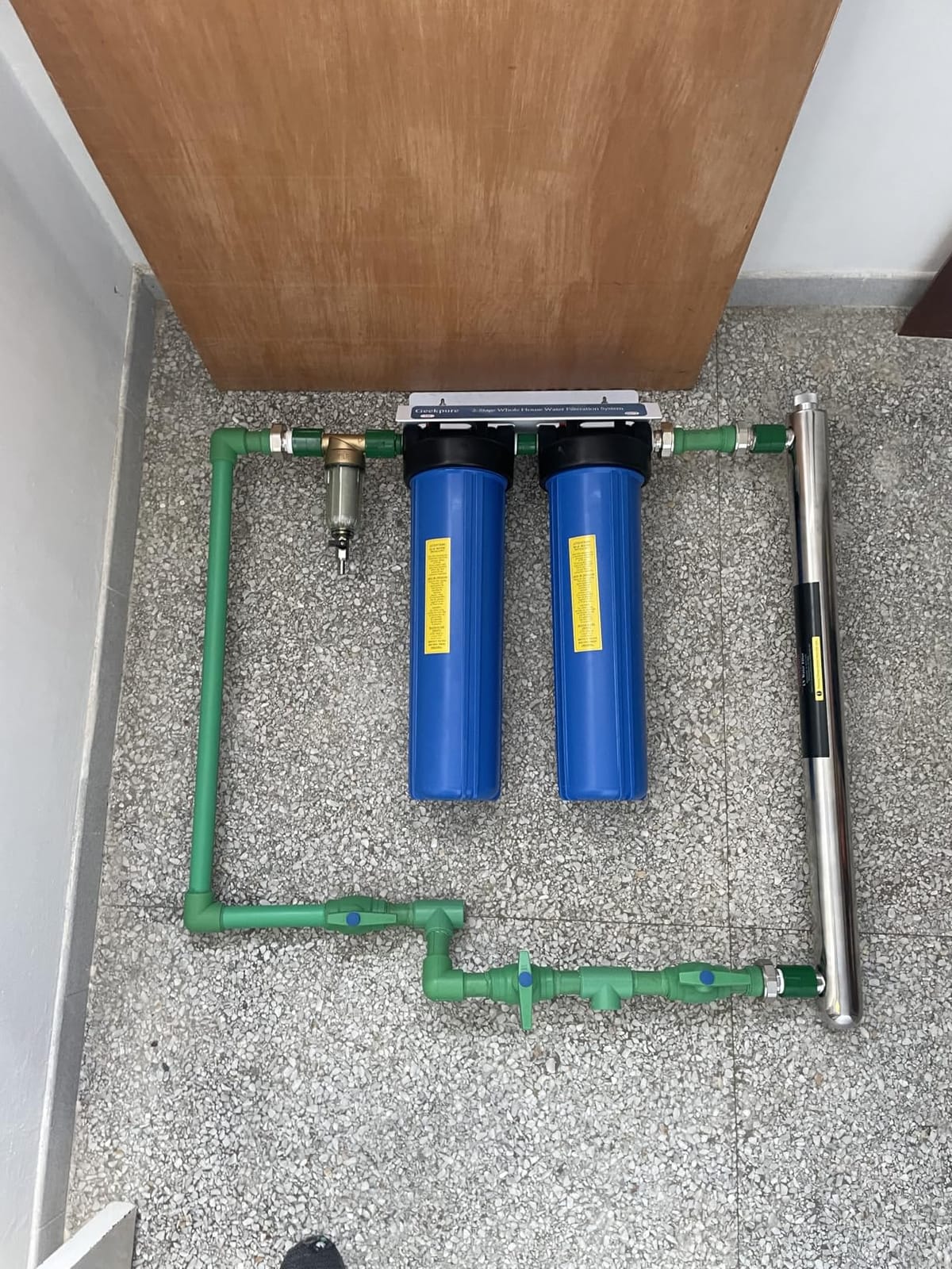 Geekpure 3 Stage Whole House Water Filter System - 1