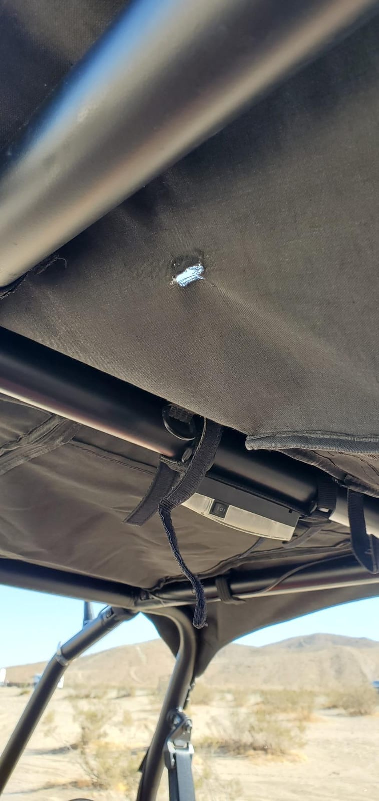 MFC Soft Canvas Roof Top Compatible with for 2014-2023 UTV Polaris RZR 900 900S 1000 S XP1000 Turbo 2 Seater Soft Top Roof Sun Visor Replacement for Part Number 2883073 customer photo 1