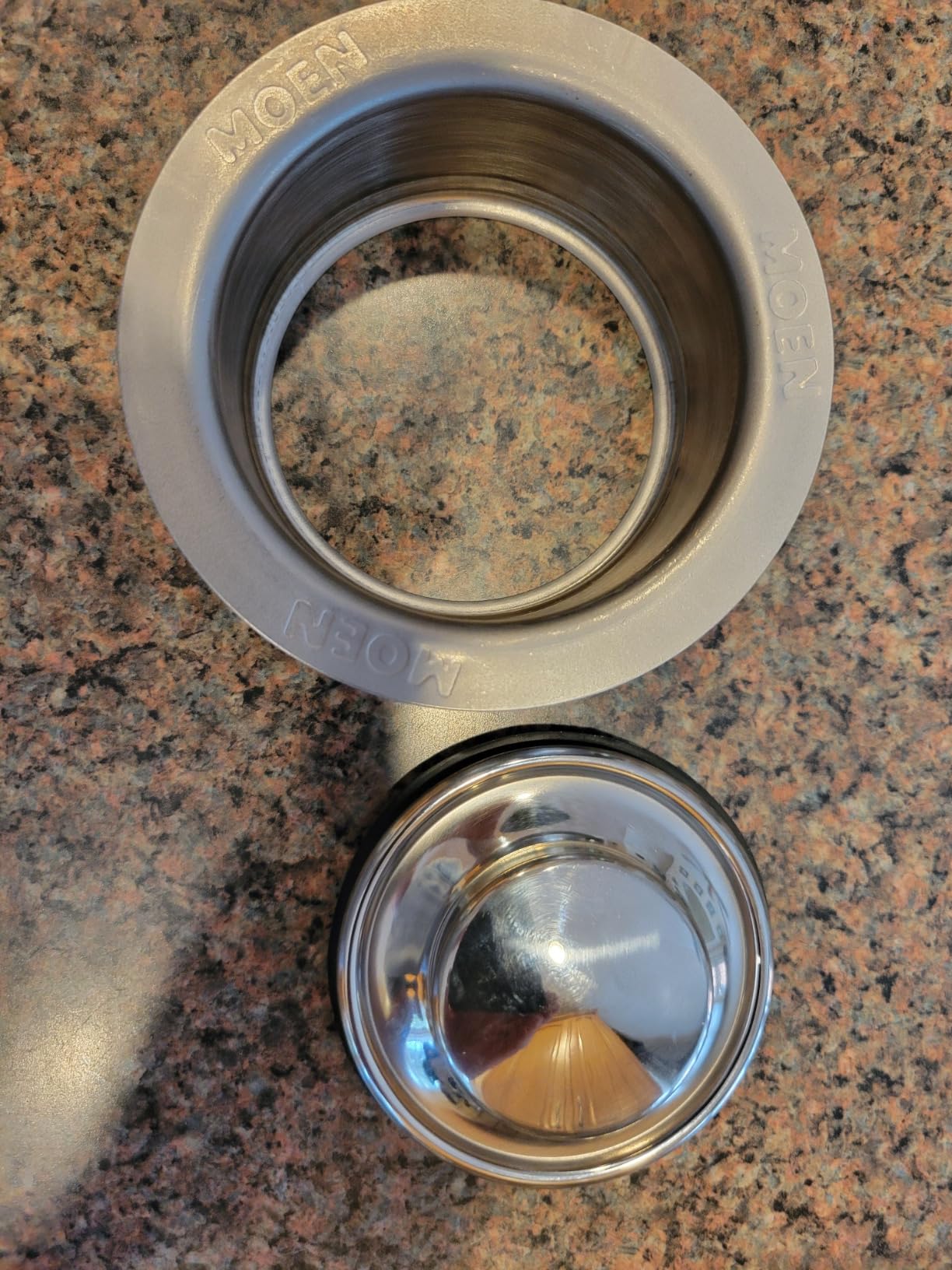 Moen Chef Series 1 HP Continuous Feed Lighted Garbage Disposal with Sound Reduction for Under Sink, Power Cord Included, EXL100C customer photo 2