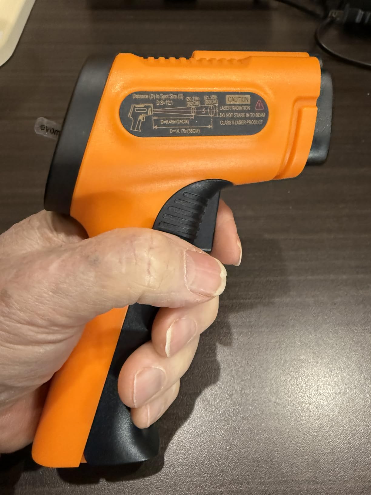 TempPro TempScan Infrared Thermometer Gun for Pizza Oven Griddle HVAC | Temperature Gun with Adjustable Emissivity, Infrared Thermometer for Cooking BBQ Meat Engine, Temp Gun with -58~1022°F customer photo 2