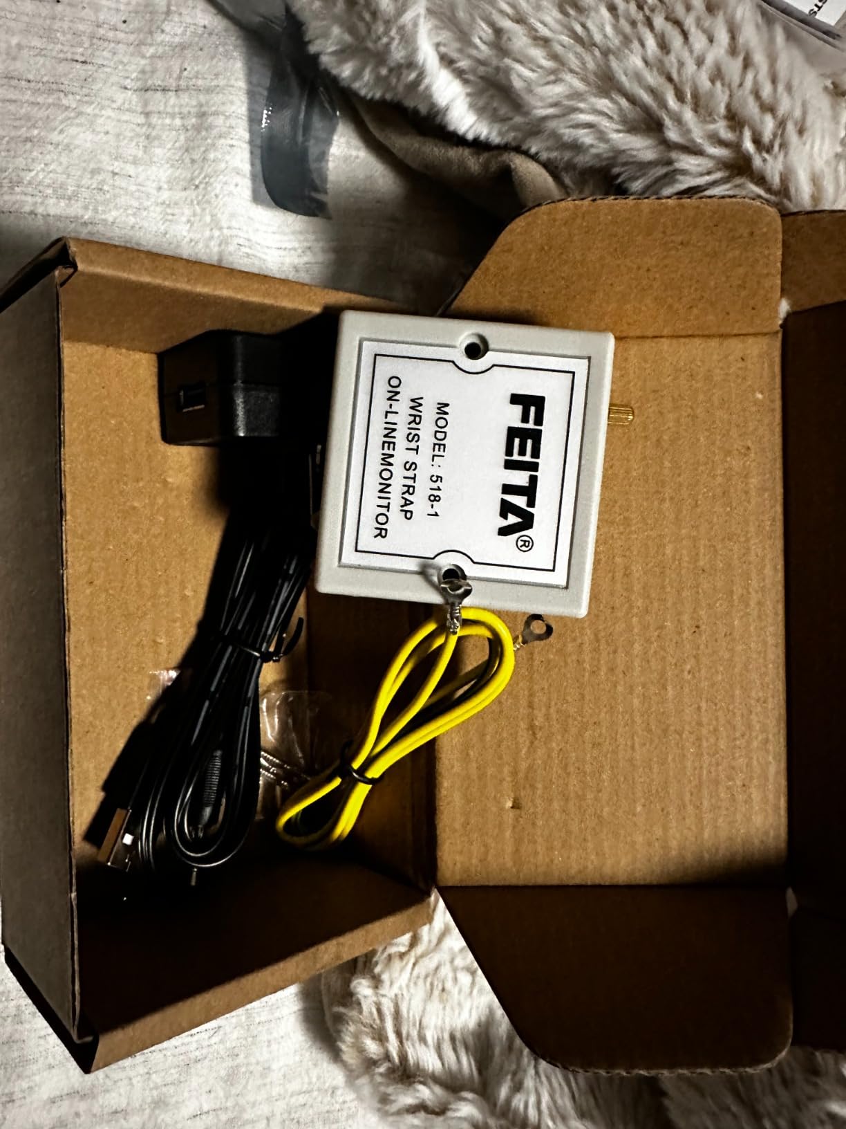 FEITA ESD Wrist Strap Online Monitor 518-2 Dual Constant Anti Static Wristband Alarm Tester Workstation Instrument customer photo 2