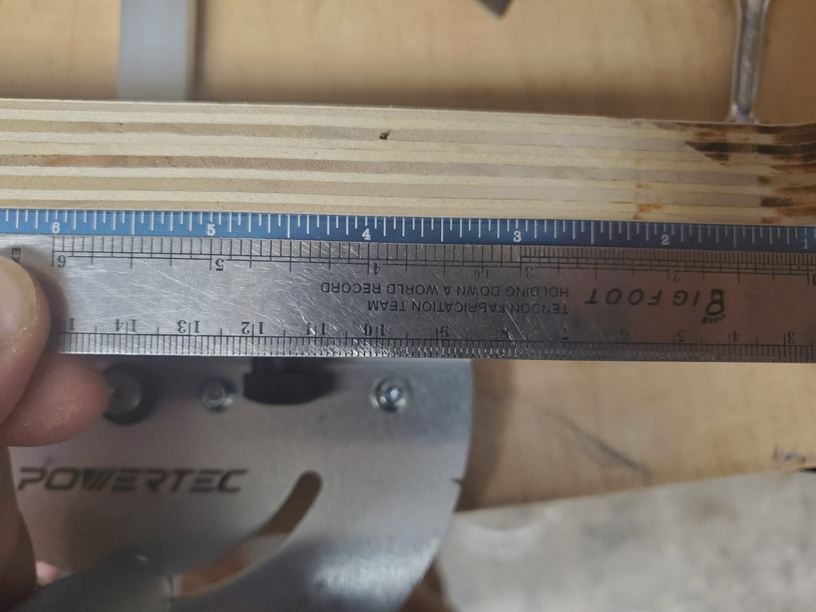POWERTEC 71391 Table Saw Precision Miter Gauge System w/ 27 Angle Stops and 3/4
