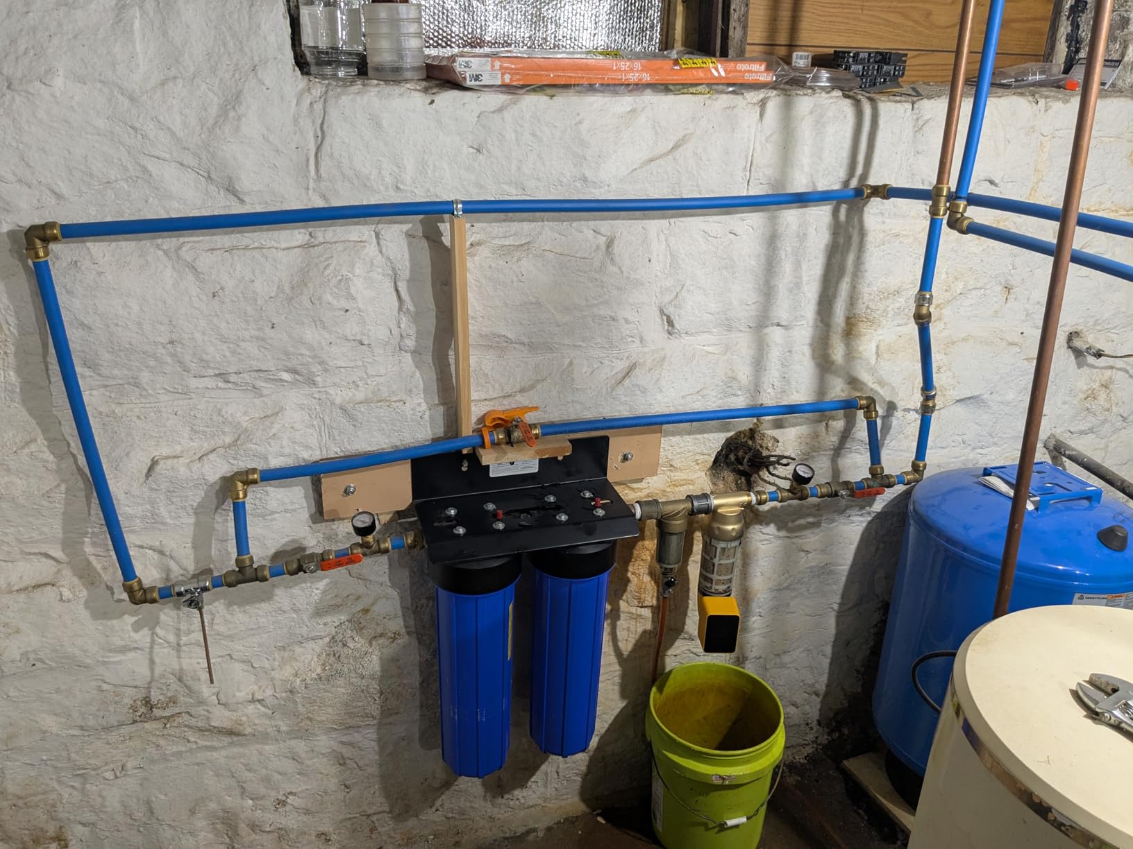 iSpring WSP50ARB Big Spin Down Sediment Filter, Sediment Buster, 50 Micron | Whole House Water Prefilter for Well Water, Auto Flushing Module, 316L Stainless Steel Mesh, Built-In Scraper, Brass Top customer photo 2