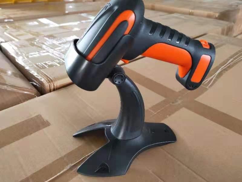 Tera Barcode Scanner 2D Wireless with Stand, Industrial Drop-resistant 8100, IP66, BT 2.4G USB, 1D 2D QR Reader, 650 Scans/Sec, 2500mAh, Warehouse Logistics Retail, Orange customer photo 1