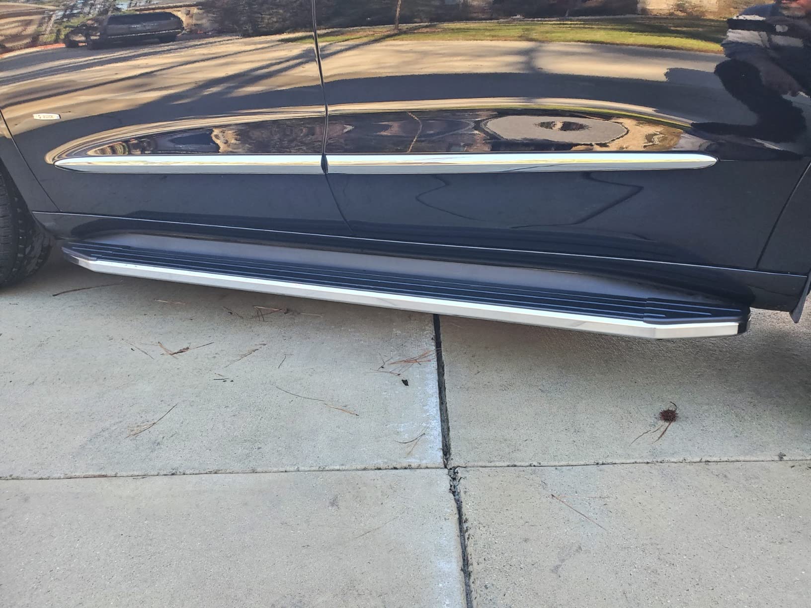 TAC Side Steps Running Boards Fit 2018-2023 Chevy Traverse| 2018-2024 Buick Enclave SUV 5.5” Aluminum Black Side Bars Step Rails Nerf Bars Off Road Accessories (2pcs) customer photo 1