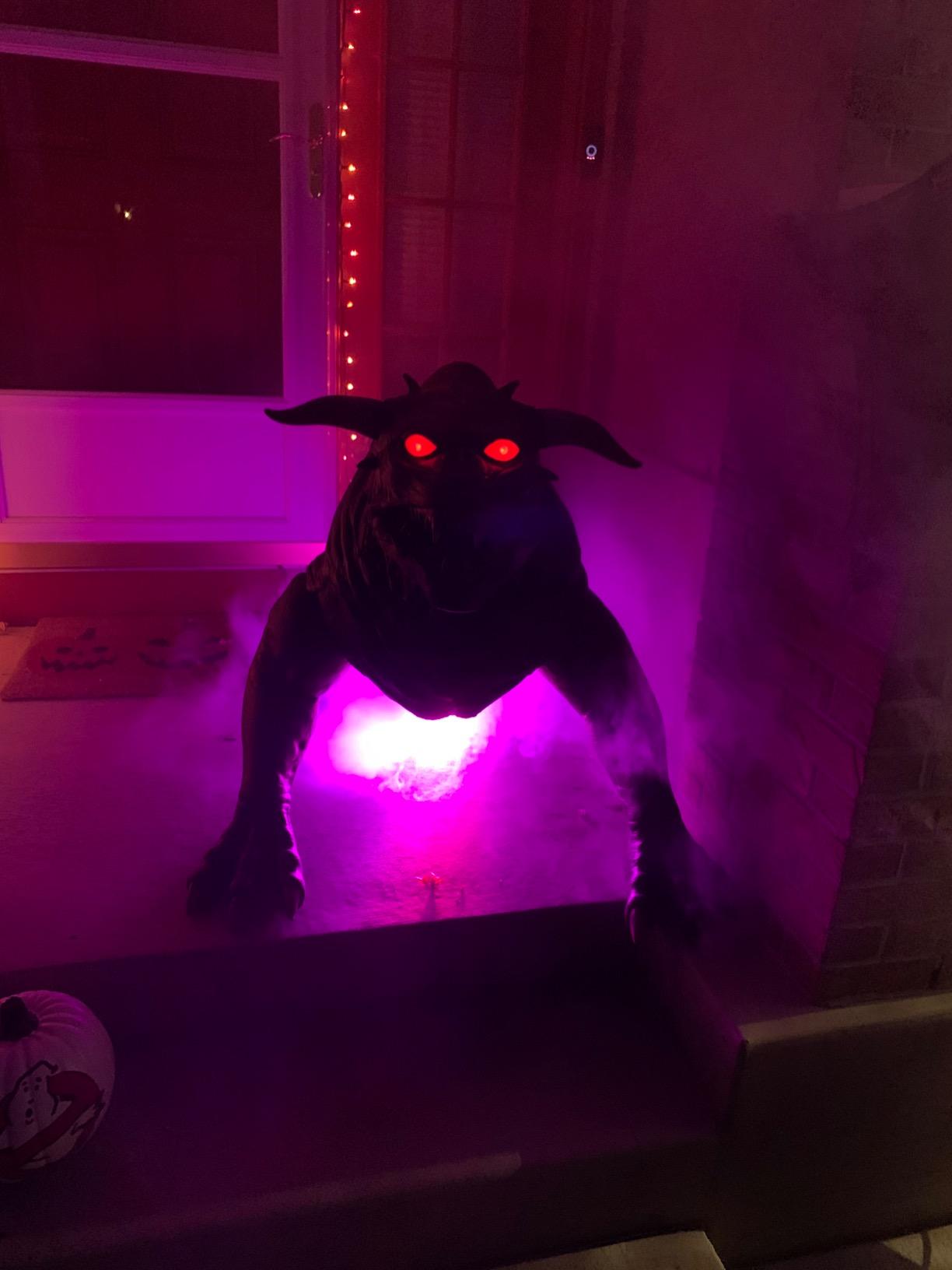 Fog Machine Smoke Machine with LED Lights and 12 Color Light Effects | 2000CFM Smoke Maker customer photo 2