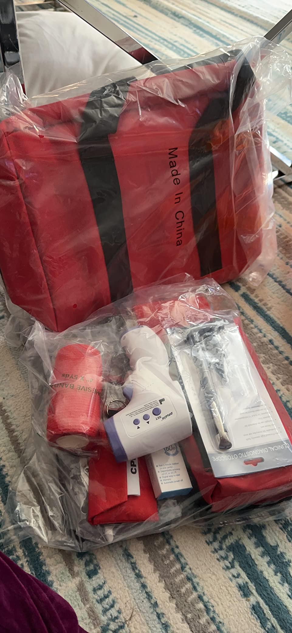 ASA Techmed Nurse Starter Kit - Stethoscope, Blood Pressure Monitor, Tuning Forks, and More - 18 Pieces Total (Pink) customer photo 2