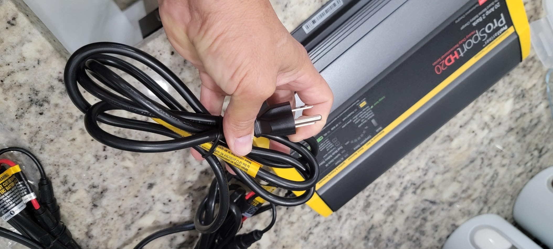 ProMariner 44020 ProSport HD Waterproof Marine Battery Charger, 20 Amp, 2 Bank customer photo 1