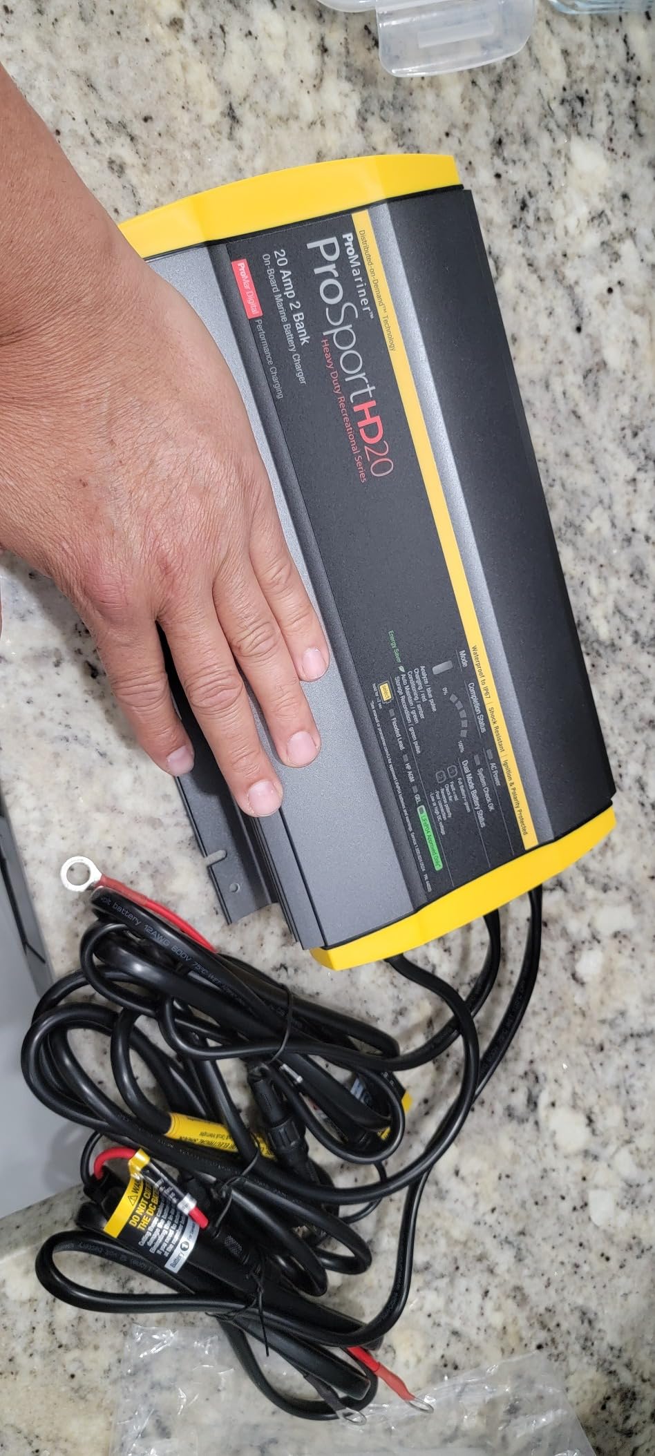 ProMariner 44020 ProSport HD Waterproof Marine Battery Charger, 20 Amp, 2 Bank customer photo 2