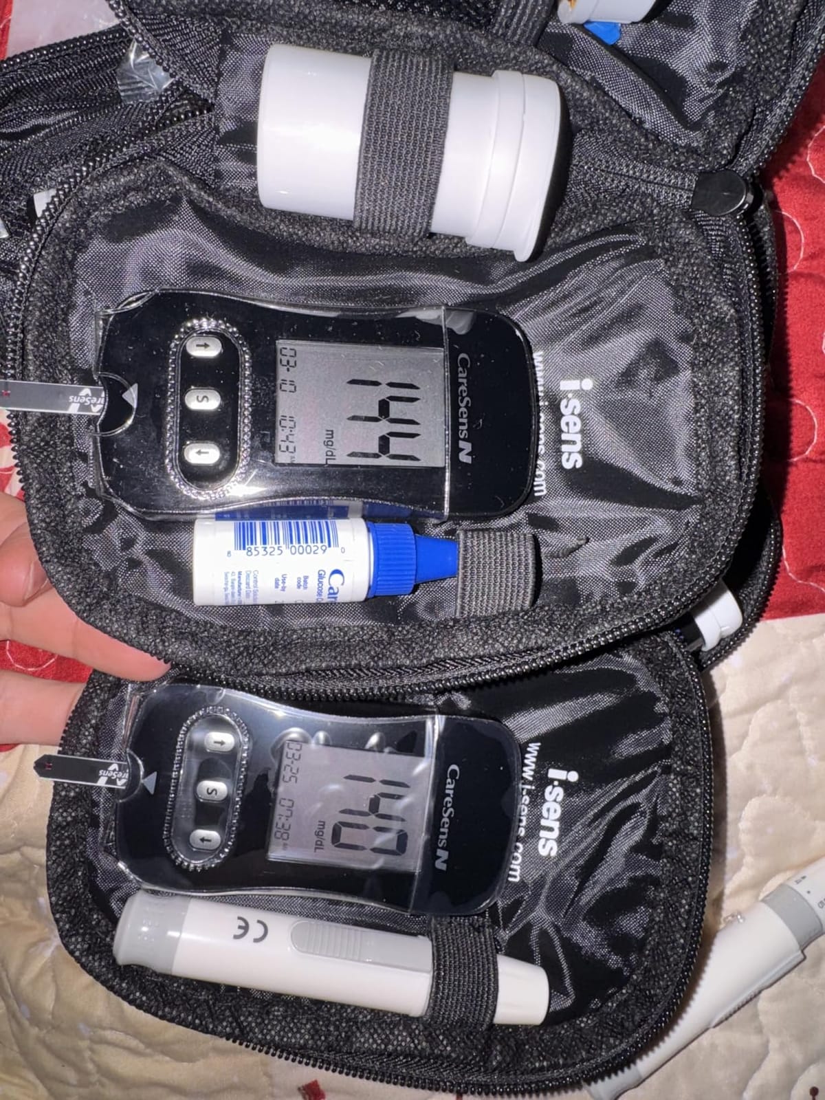 CareSens N Blood Glucose Monitor Kit with 100 Blood Sugar Test Strips, 100 Lancets, 1 Blood Glucose Meter, 1 Lancing Device, 1 Control Solution, Travel Case for Diabetes Testing for Personal Use customer photo 2