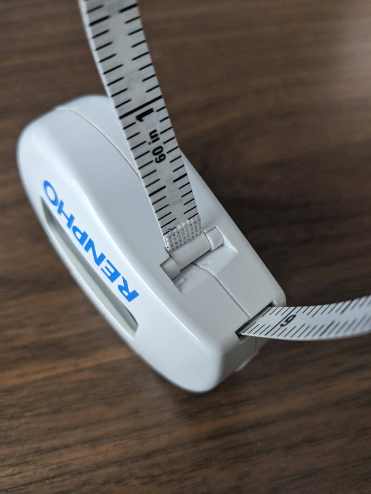 RENPHO Smart Body Measuring Tape, Bluetooth App, 60in, for Weight Loss | For Weight Loss & Fitness, Tracks Waist, Hip, Bust, Arms, Retractable, Multi-Metric Tracking, Gym Accessories, Workout Gifts customer photo 2