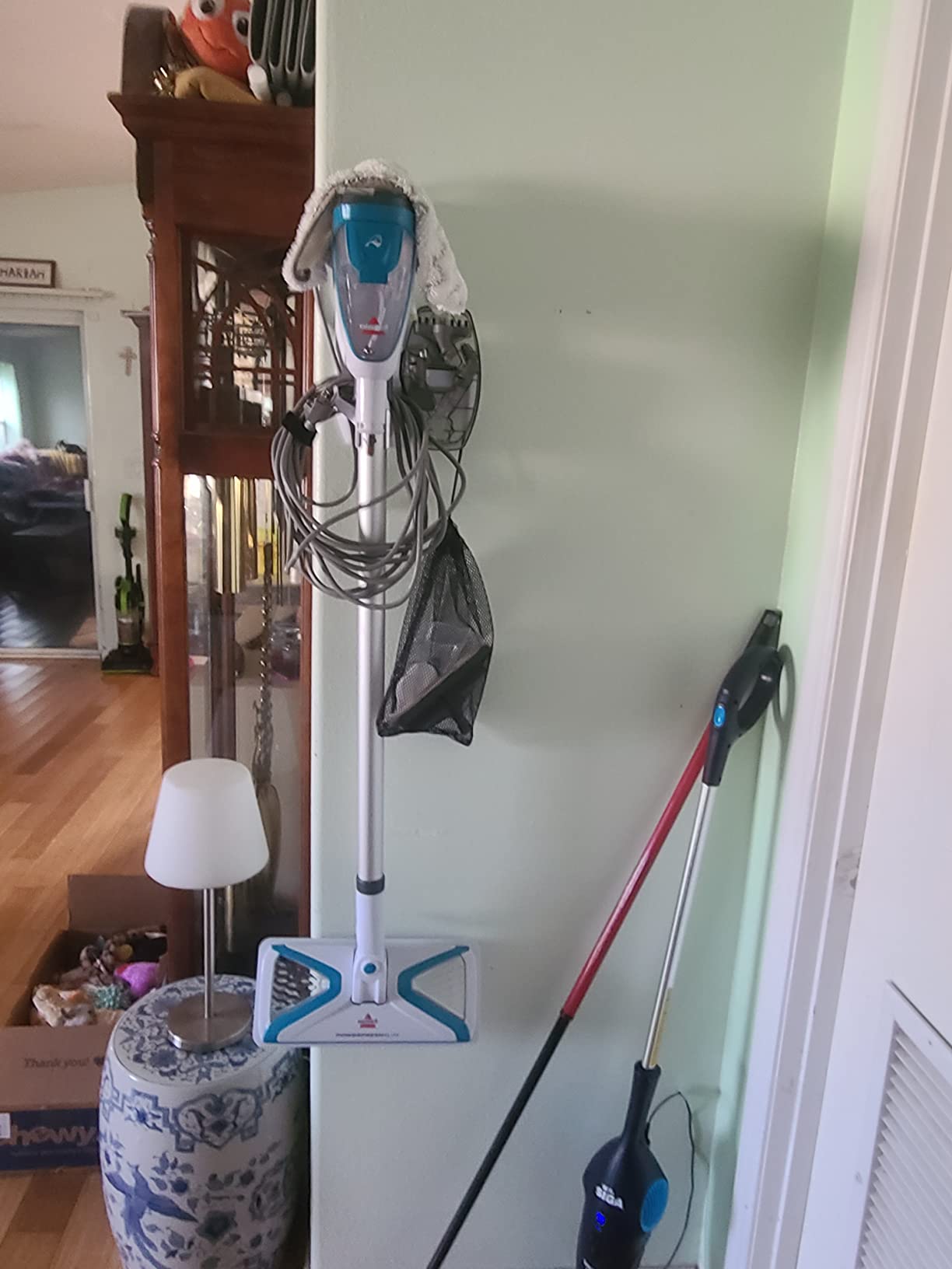 BISSELL PowerSteamer Heavy Duty 3-in-1 Steam Mop, 2685A | Handheld SteamShot for versatility; works indoor & outdoor; 3-in-1 heavy duty steam cleaning customer photo 1