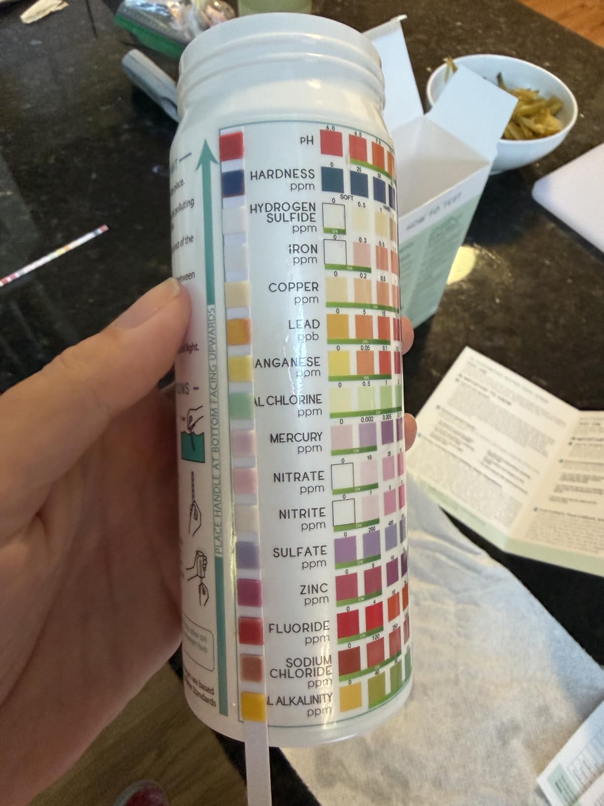 Varify 17in1 Complete Drinking Water Test Kit - 100 Strips + 2 Bacteria Tester Kits - Well, Tap, Home, City Water Testing Strip for Lead, Alkaline, Chlorine, Hardness, Iron, Fluoride, Copper & More customer photo 2