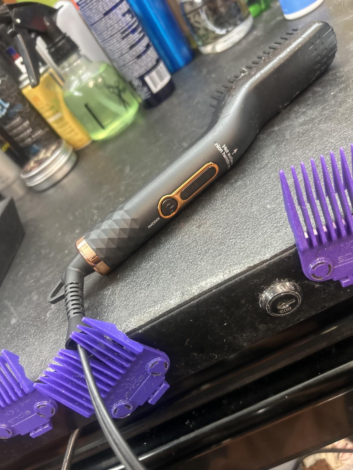 Beard Straightener for Men w/Beard Oil,Balm,Comb,E-Book for All Beard Type customer photo 2