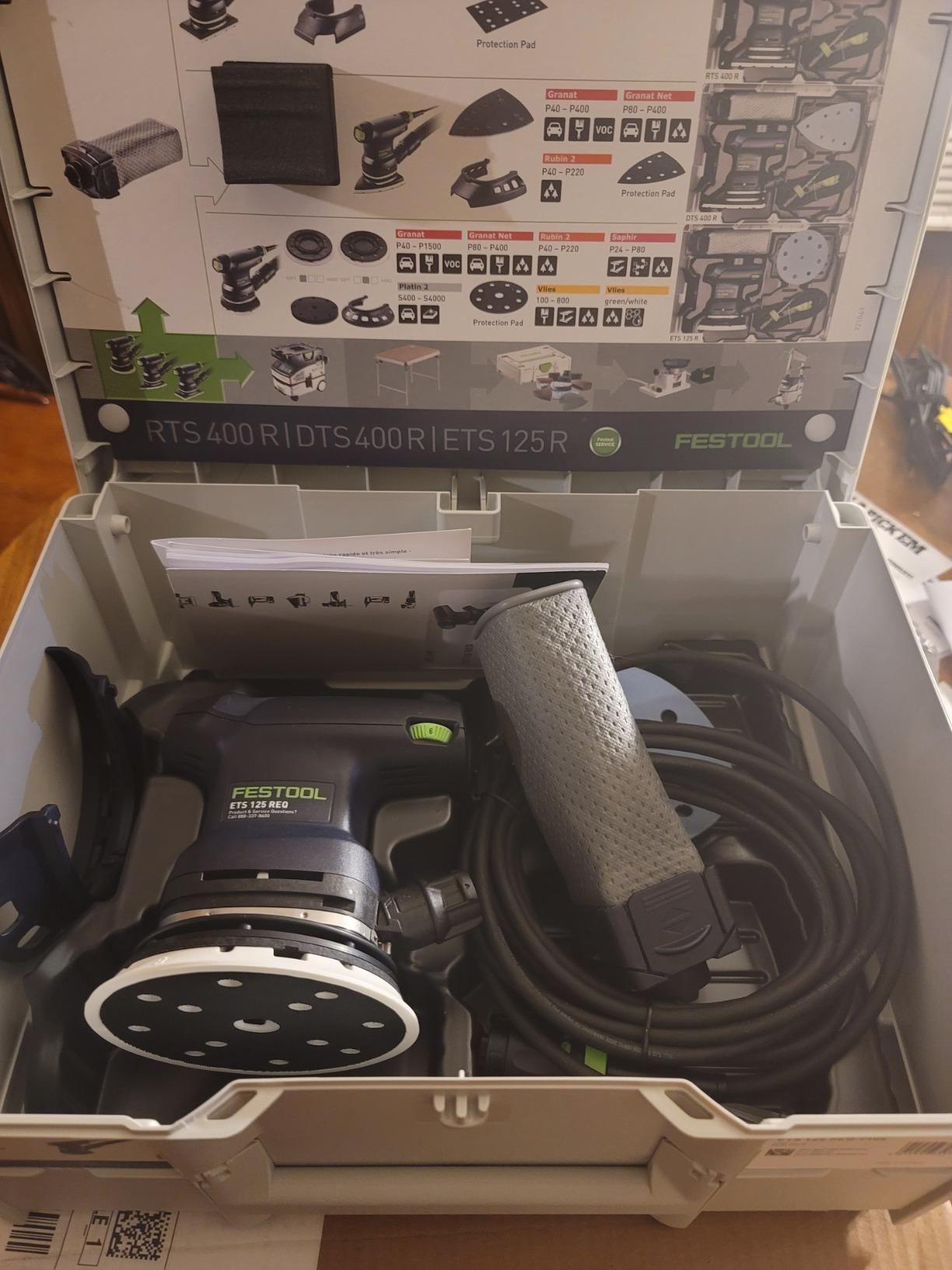 Festool 576070 Random Orbital Sander ETS 125 REQ-Plus customer photo 2
