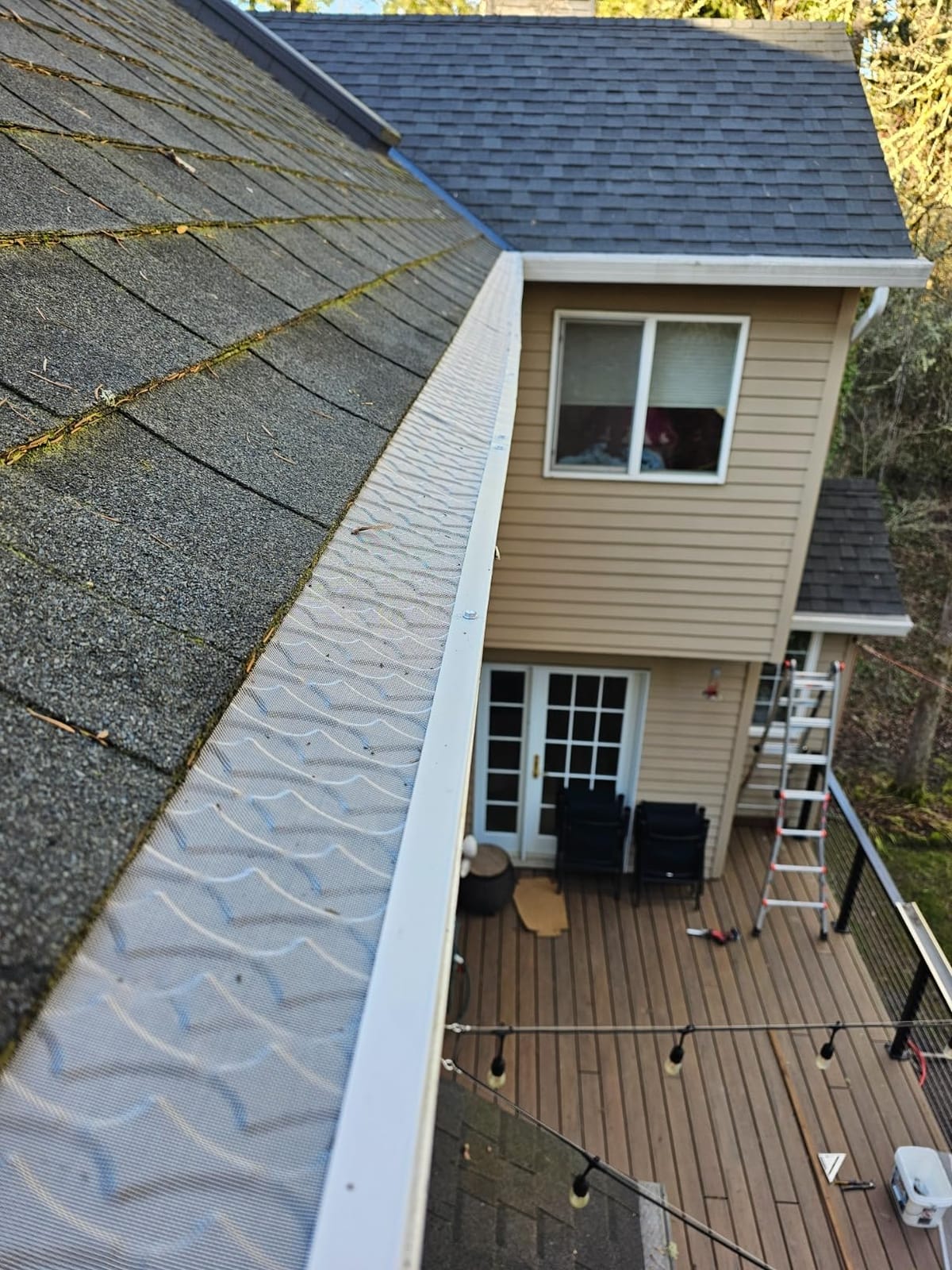 Superior Gutter Guards | NEW Raised Stainless-Steel Screen Technology Gutter Cover, DIY Constructed. Fits any Traditional 5-inch Gutter - 48FT Kit customer photo 2
