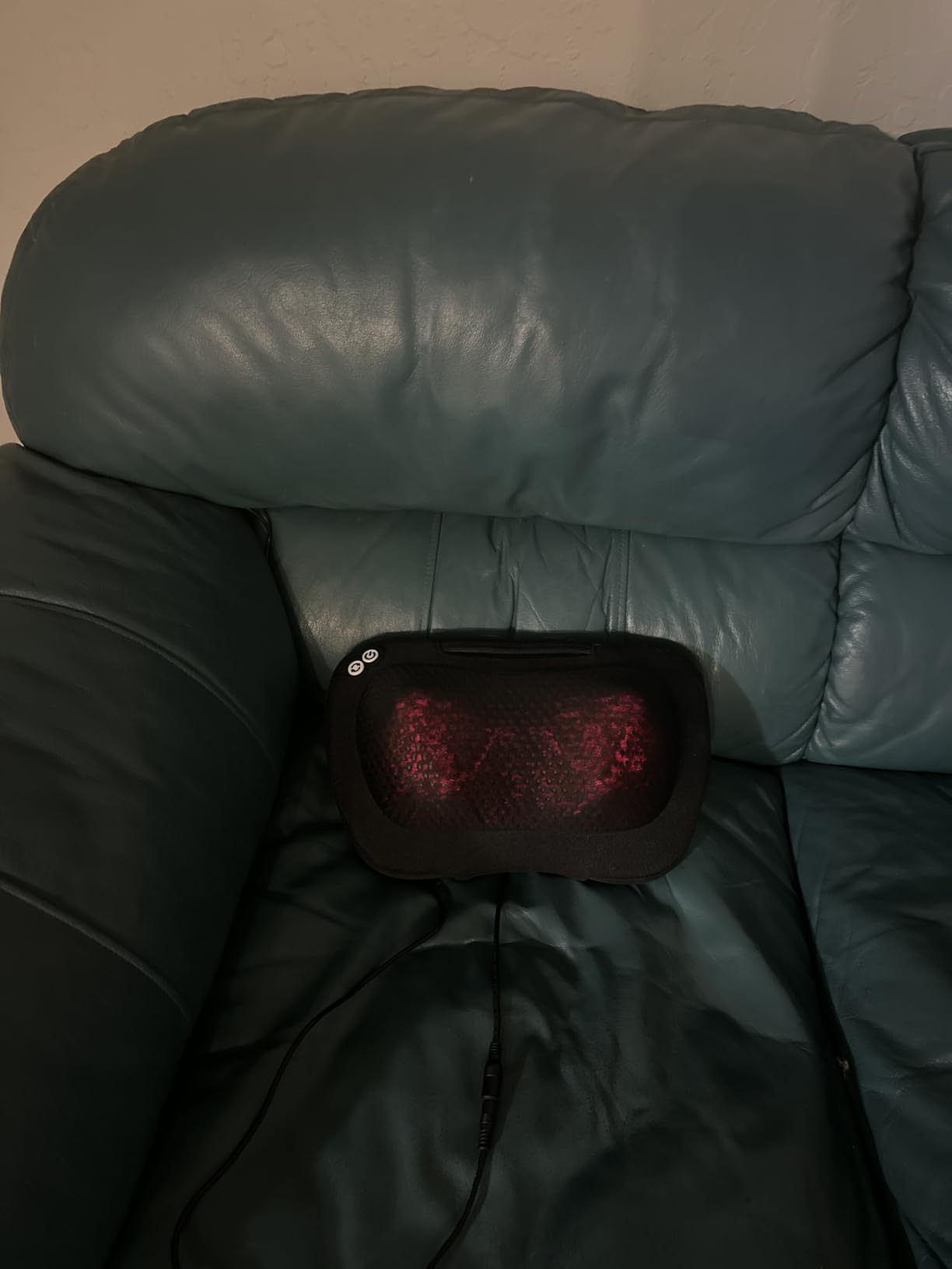 VIKTOR JURGEN Shiatsu Back Massager with Heat for Pain Relief, Gray customer photo 1