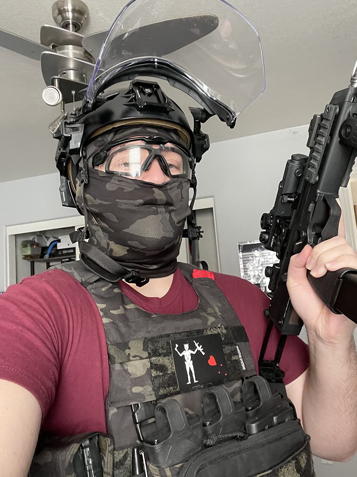 Team Wendy EXFIL LTP Lightweight Tactical Bump Helmet | Mounts for Night Vision & Accessories | Whitewater Impact Protection | Adjustable for Comfort | Airsoft Helmet customer photo 1