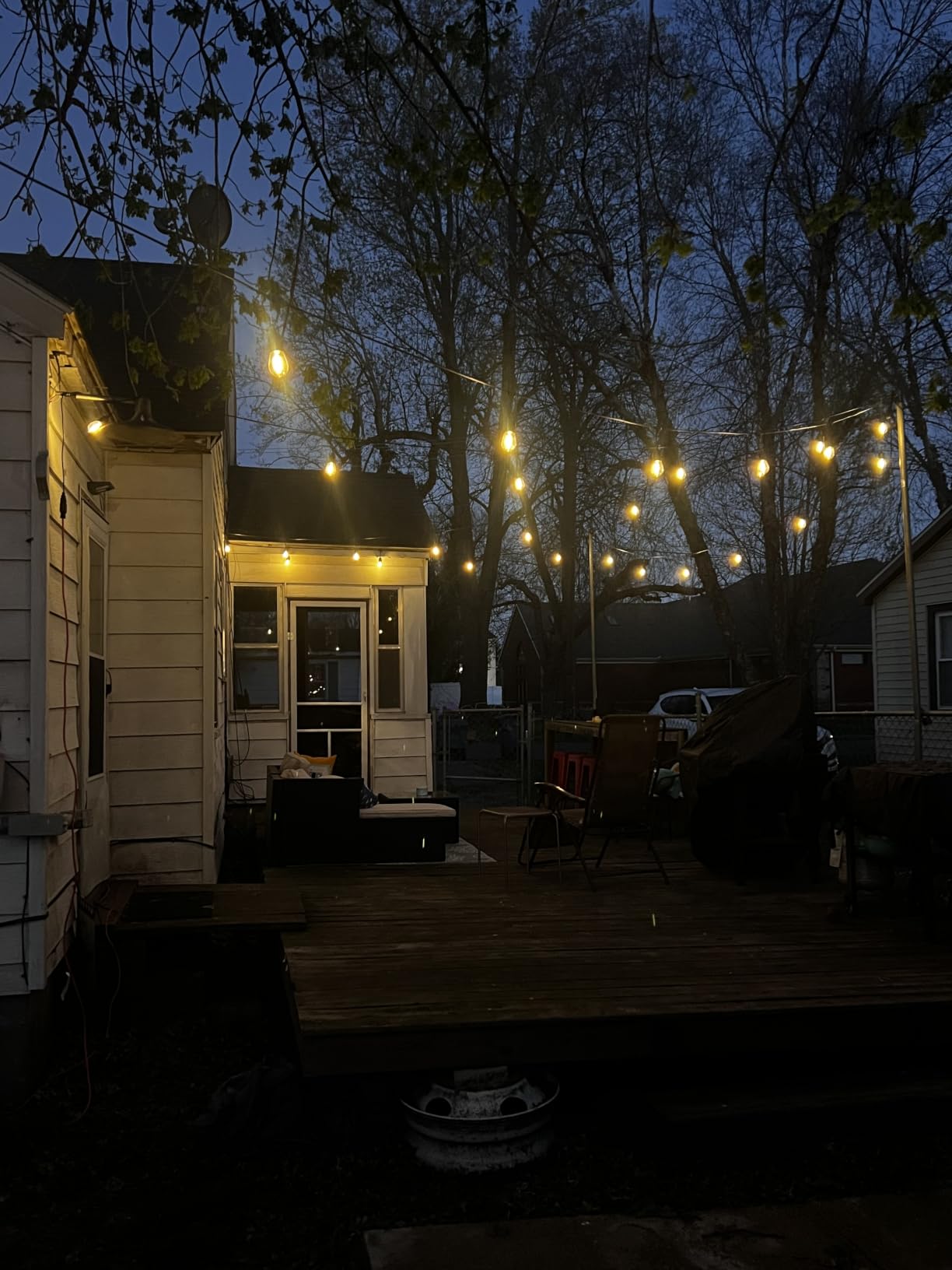 Svater Outdoor String Lights 105 FT Outside Waterproof Commercial Grade ETL customer photo 1