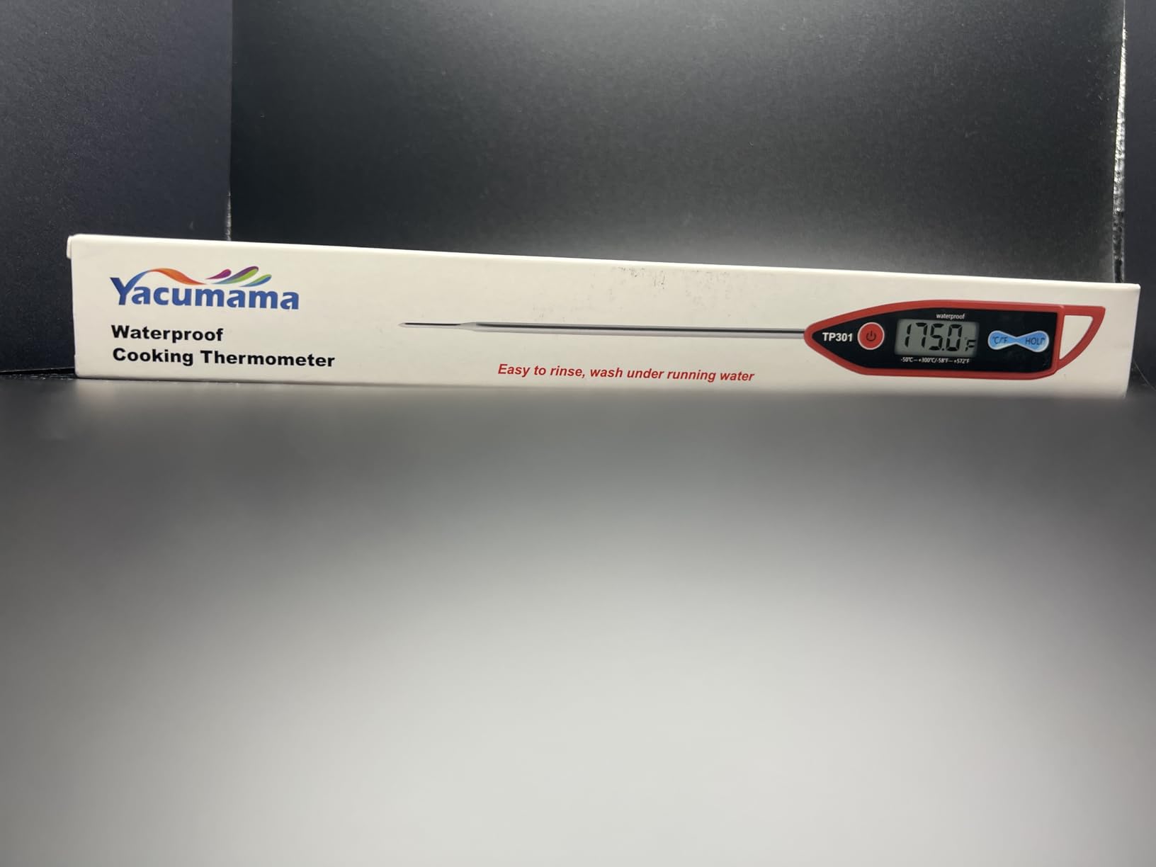 Yacumama Digital Water Thermometer for Liquids, Long Probe | Instant read, waterproof design, for water, liquids, candle making, food, meat and milk customer photo 1