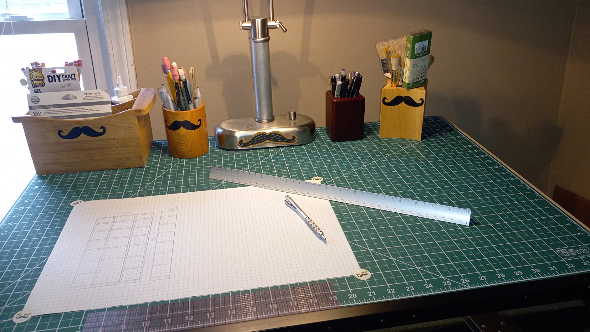 Mr. Pen Wheel Marking Gauge, 2 Extra Blades, Laser Engraved Graduations, Solid Brass Face, Adjustable customer photo 1