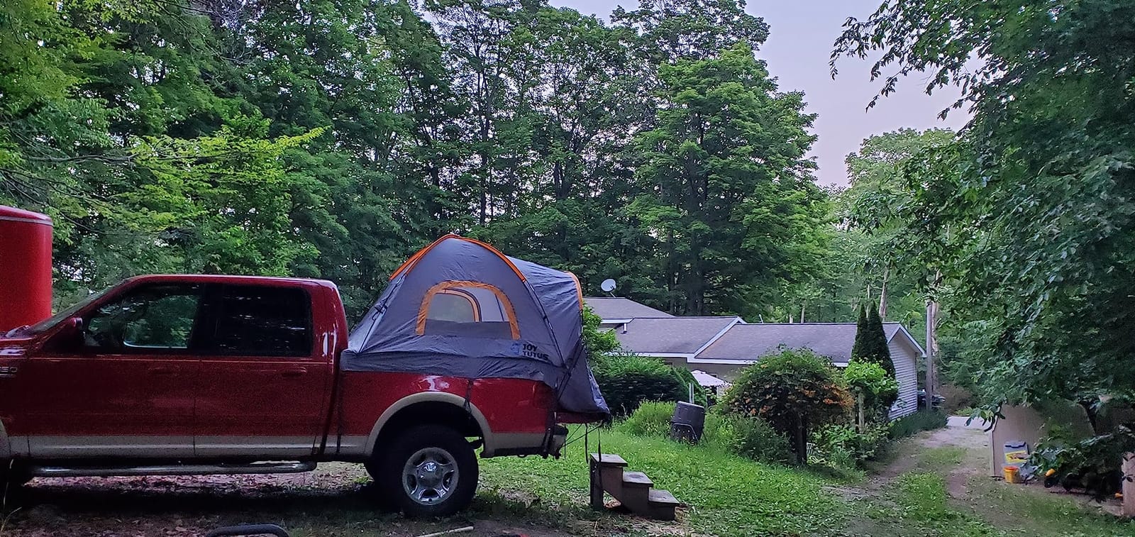 Fofana Truck Bed Instant Tent - Full Size, Gray, 2-Person - Instant Pop-Up Setup & Truck Bed Tent Pop Up for Pickup Camping & Outdoor Adventures customer photo 2