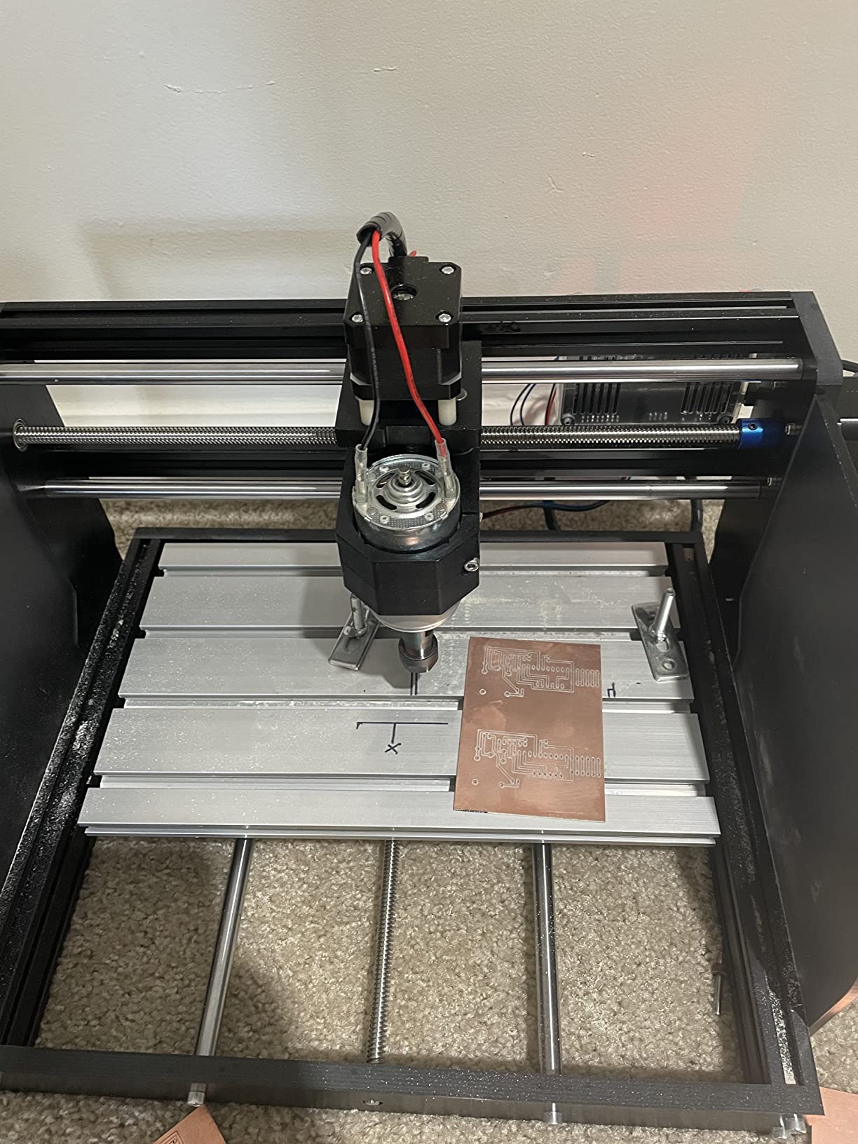 CNCTOPBAOS 3 Axis 3018-PRO-MAX CNC Router Desktop Milling Engraver Machine | GRBL Control, Mini USB DIY Engraving Machine, 120W PWM Spindle 10000RPM For Plastic, Acrylic, PVC, PCB, Woodworking Cutting Carving customer photo 1