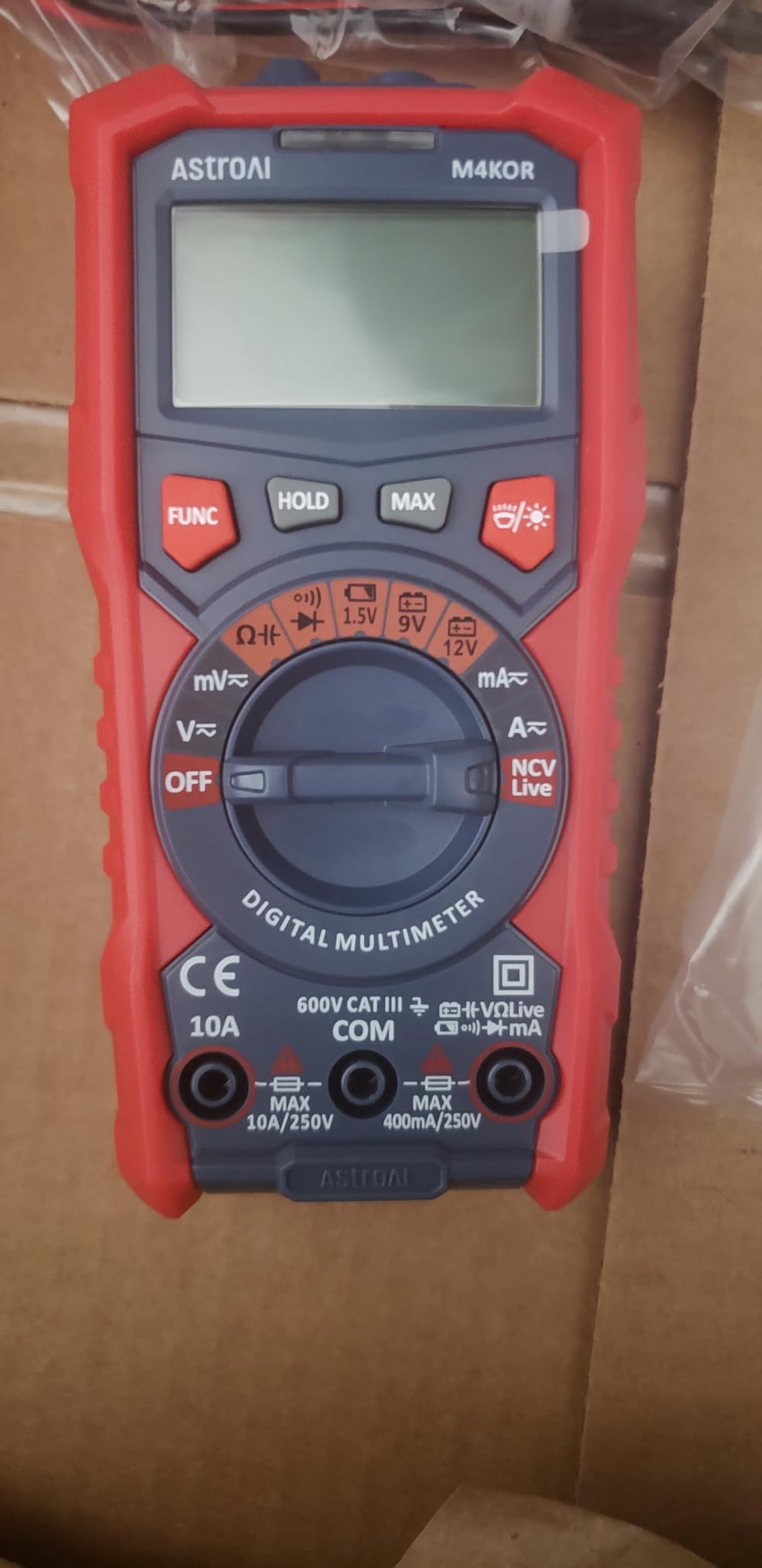 AstroAI Digital Multimeter, TRMS 4000 Counts, Auto-Ranging, Battery Test | 1.5V/9V/12V Battery Testing, Auto & Home Diagnostics, NCV Detection, Capacitance Measurement, CAT III 600V customer photo 1