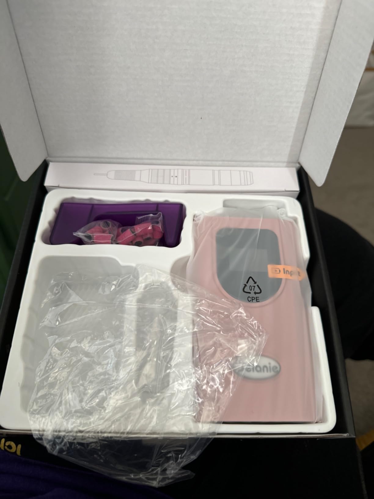 Delanie Electric Nail Drill Professional High Torque 35000 RPM, Rose Gold customer photo 1