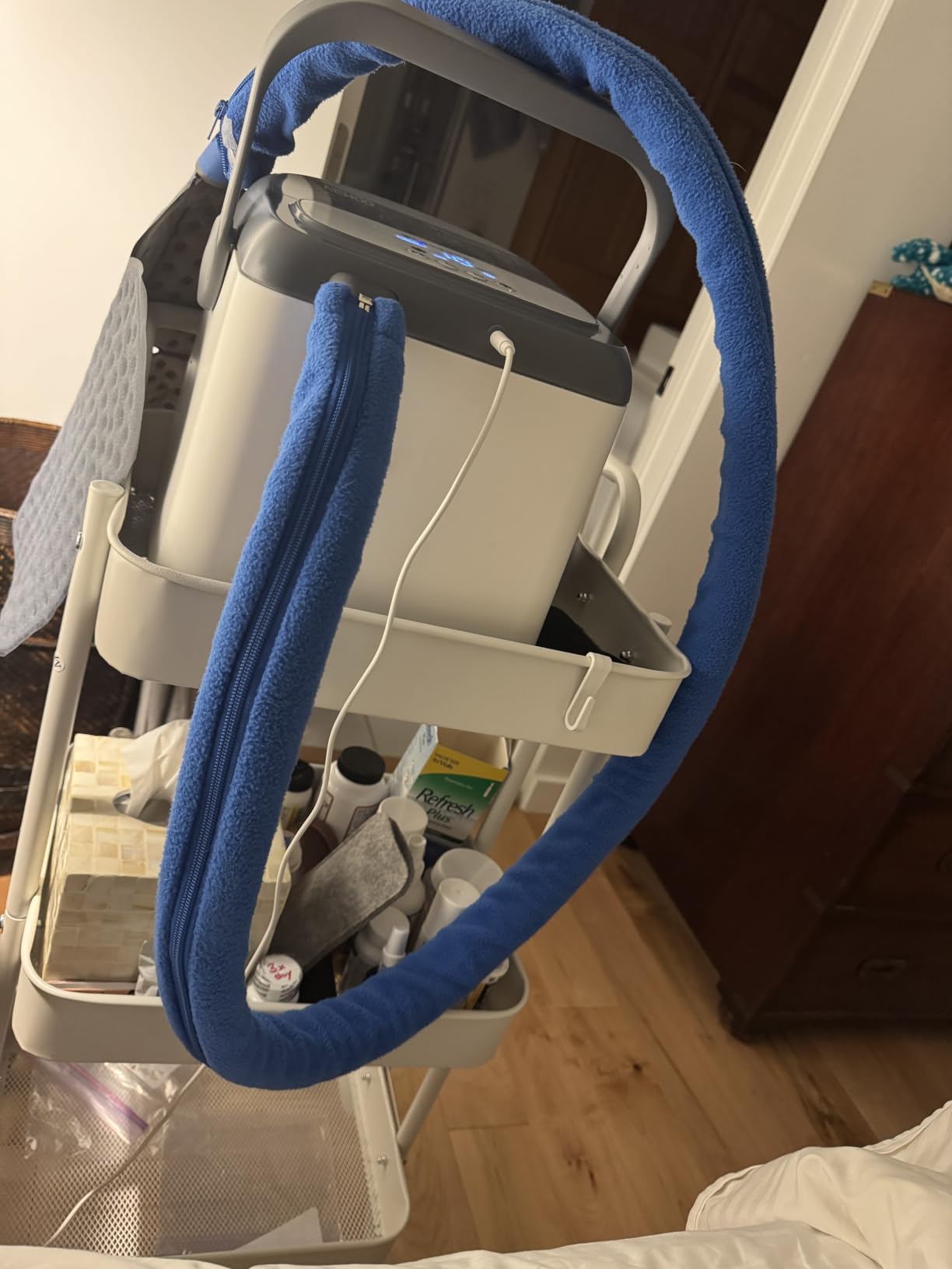 NEHOO Cold Therapy Ice Machine, Pain Relief for Post-Surgery Recovery, Programmable Compression Cryotherapy, Universal Pad for Knee, Shoulder, Ankle, Hip and Elbow, Including 4 Adjustable Straps customer photo 1