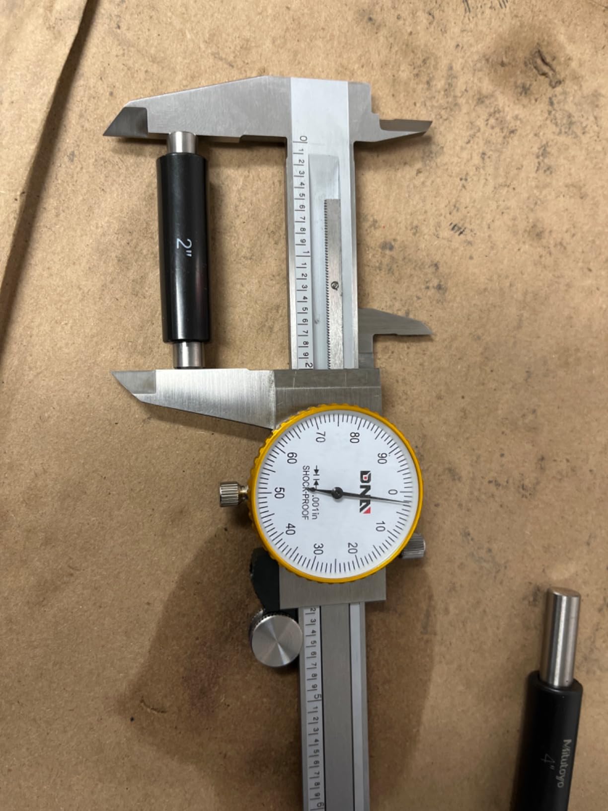 DNA Motoring TOOLS-00055 Premium-Grade Stainless Steel Dial Caliper, 6 Inch, Shockproof Measuring Micrometer w/Lockable Head customer photo 1