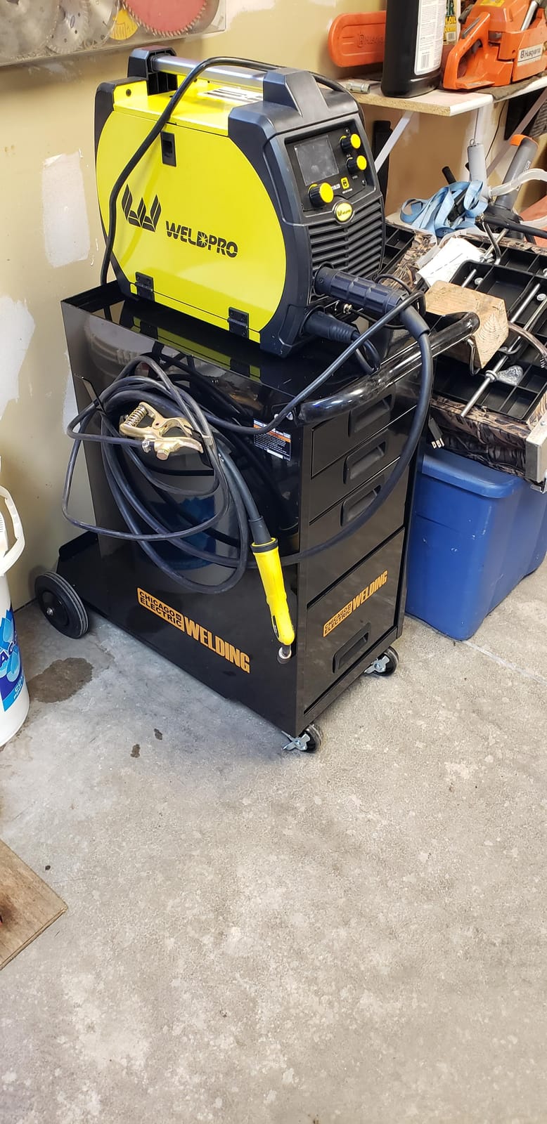 Weldpro 200A MIG Welder, 110V/220V Flux Core MIG Welder/MMA/TIG/Stick 5 in 1 Welding Machine with Spot Timer, IGBT Inverter Portable Gasless Welder Equipment, Aluminum Spool Gun Compatible customer photo 1
