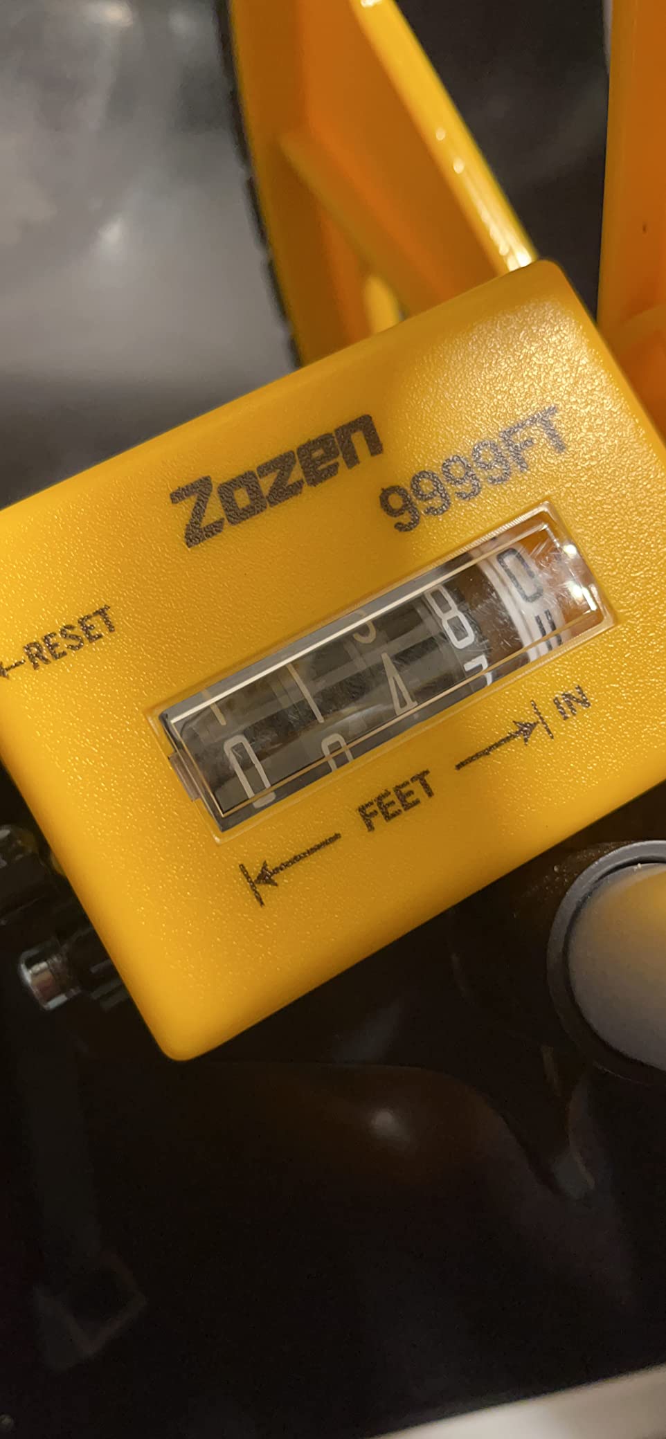 Zozen Measuring Wheel in Feet and Inches, 20 Marking Flags Include, 12.5