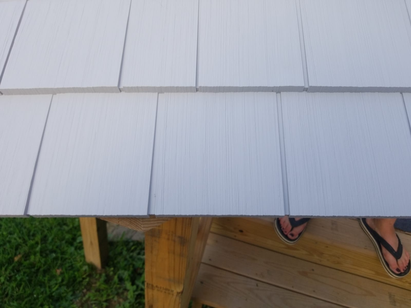 CertainTeed Cedar Impressions Double 7 Inch Straight Edge Perfection Shingle Siding (1/2 Square) customer photo 1