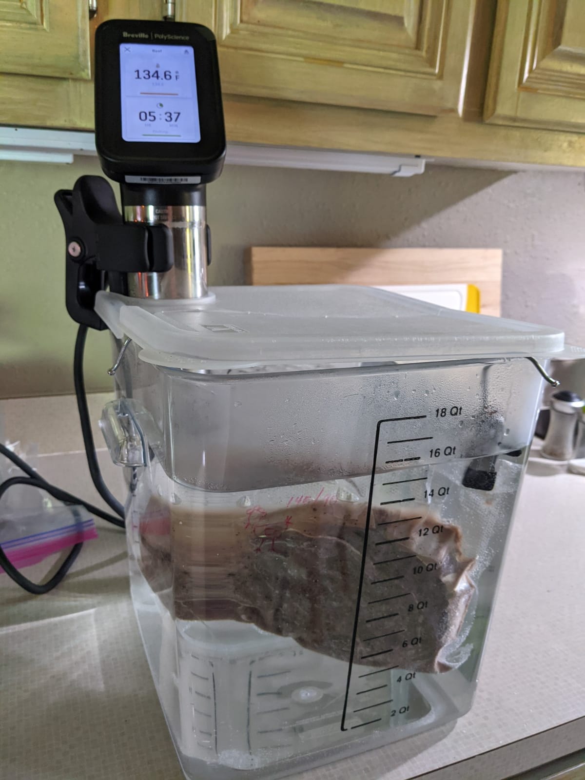 Breville Commercial CSV700PSS HydroPro Sous Vide, Polished Stainless Steel | Commercial-grade precision immersion circulator with built-in cooking guide and quick, powerful heat up customer photo 1