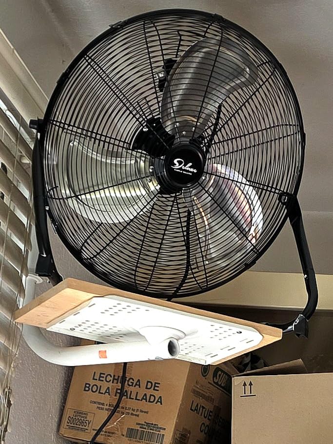 Simple Deluxe 20 Inch 3-Speed High Velocity Heavy Duty Metal Industrial Floor Fans Quiet for Home, Commercial, Residential, and Greenhouse Use customer photo 1