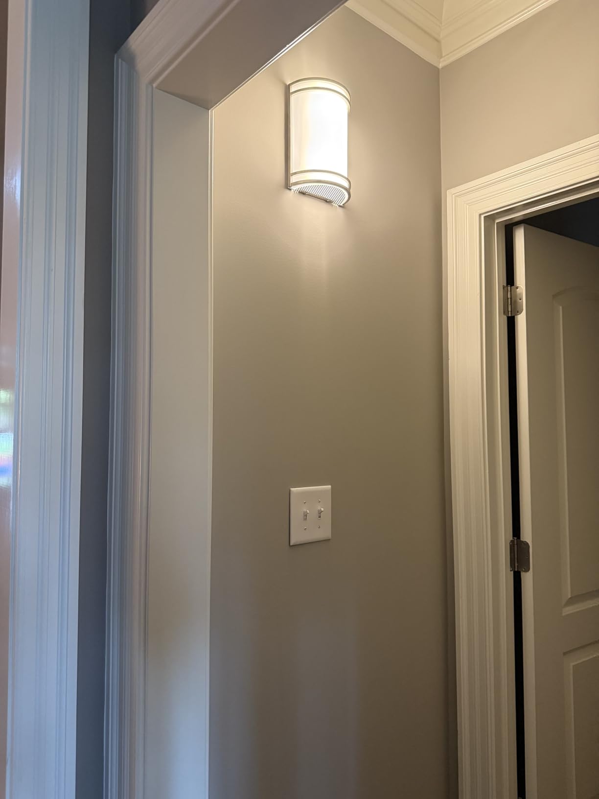 ASD Indoor LED Wall Sconce Lights, Brushed Nickel 3000/4000/5000K ETL customer photo 1