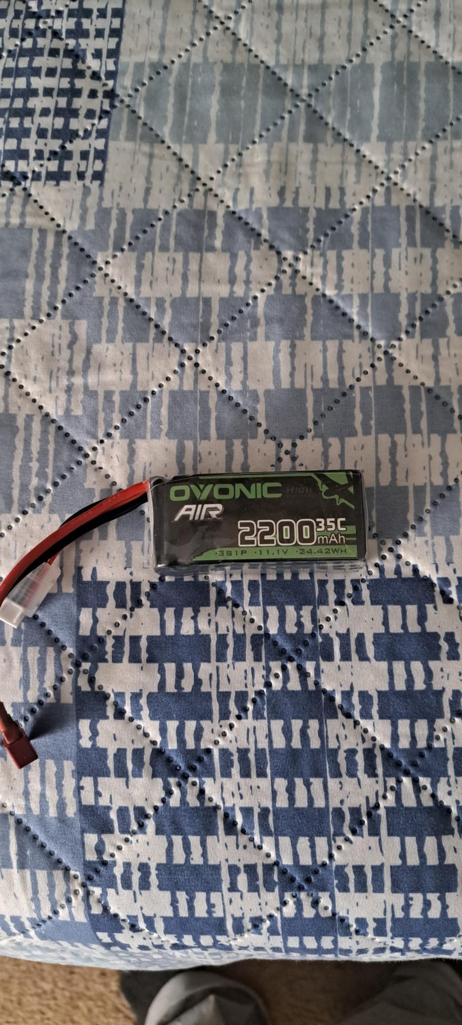 OVONIC 3S 11.1V Lipo Battery 2200mAh 35C Max to 70C Deans Connector - 2 Pack 3S Short Packs Batteries with Hyper Power for RC Car Vehicles RC Boat Drone Airplane Quadcopter Helicopter FPV customer photo 2