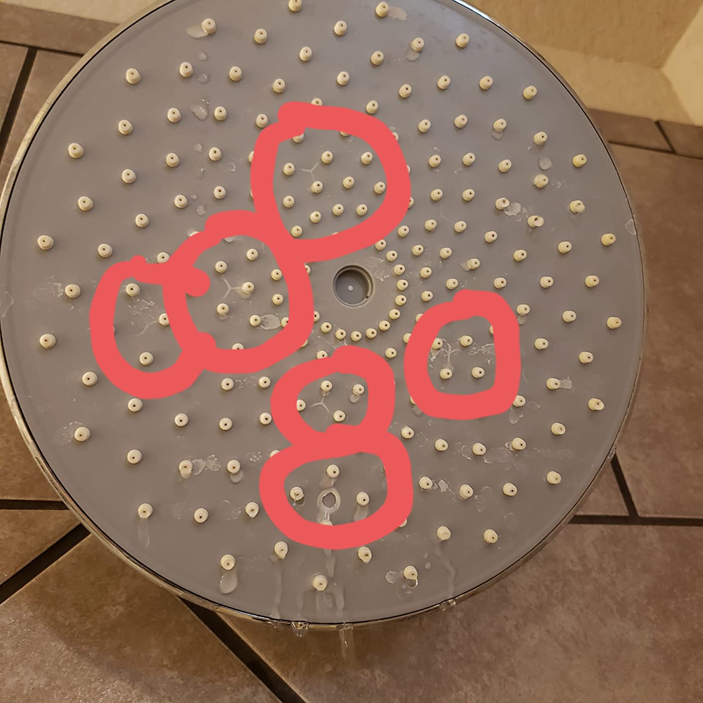 Rain Shower Head VMASSTONE 9In High Pressure Showerhead - Tool Free Installation- with Large Spray Surfaces and 200 Nozzles for Delicate and Unstimulate Shower Experience (EM-001 Matte Black/Black) customer photo 1