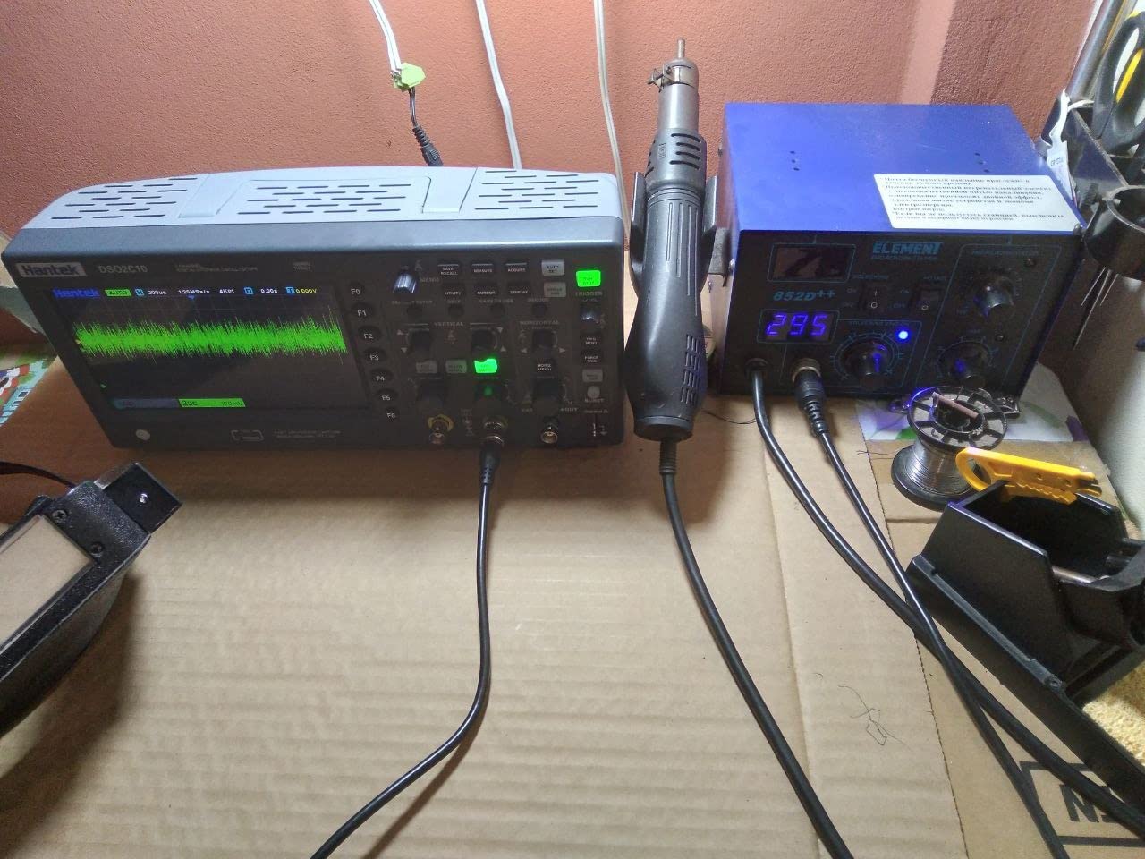 Hantek DSO2C10 Digital Storage Oscilloscope 100MHz Bandwidth 2CH | 1GSa/s 8M Memory Depth with High Voltage Probre customer photo 2