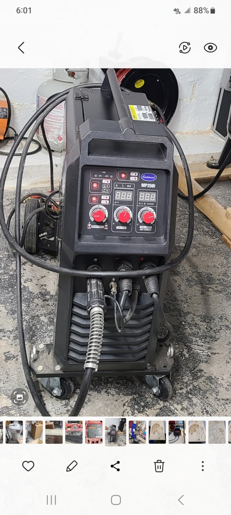 Eastwood MP250i Elite Multi-Process Welder MIG TIG ARC, 60% Duty Cycle at 250 Amps customer photo 2