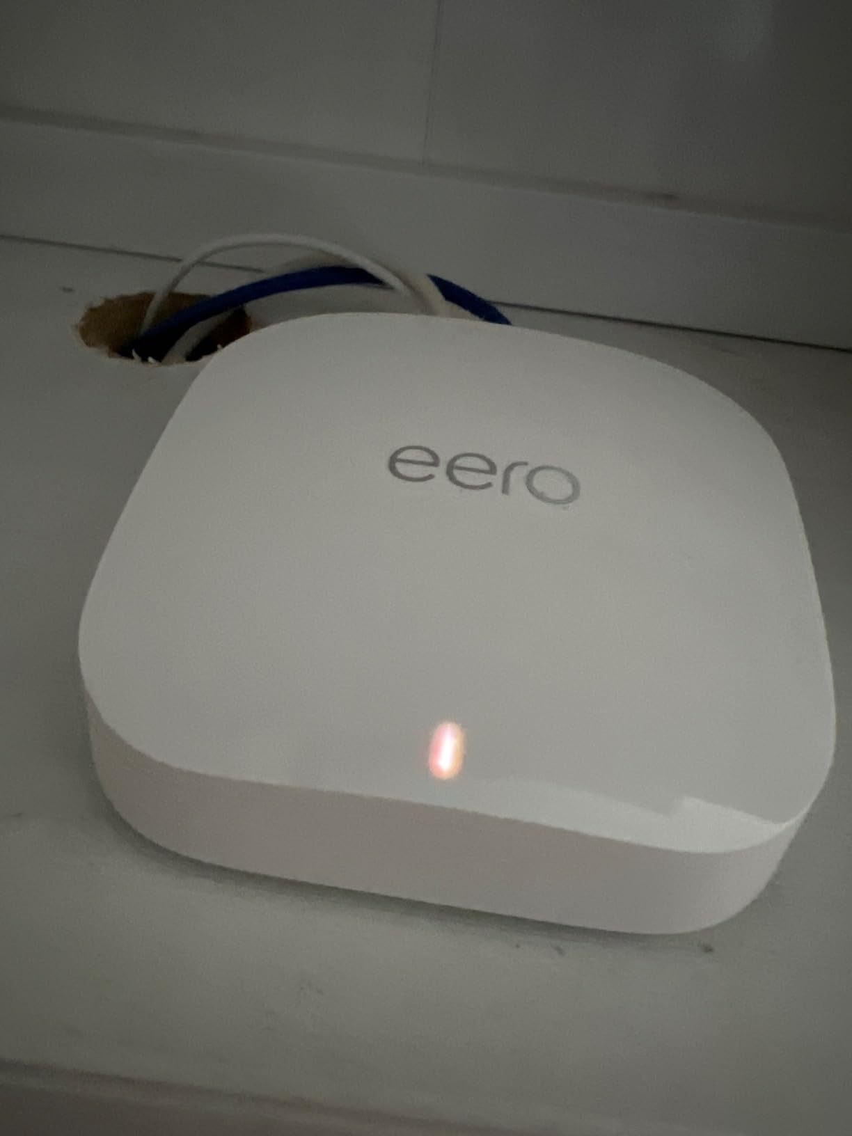 Amazon eero Pro 6E mesh wifi system - Supports internet plans up to 2.5 Gbps, Coverage up to 6,000 sq. ft., Connect 100+ devices, 3-pack customer photo 2