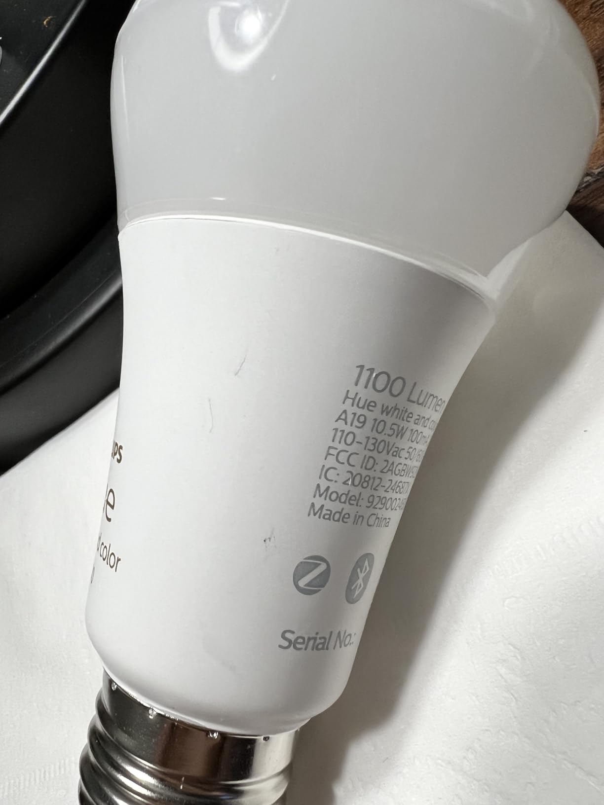 Smart Light Starter Kit - Includes (1) Bridge, (1) Smart Button and (3) Smart 75W A19 LED Bulbs - White and Color Ambiance - 1100LM - E26 - Control with Hue App or Voice Assistant customer photo 2