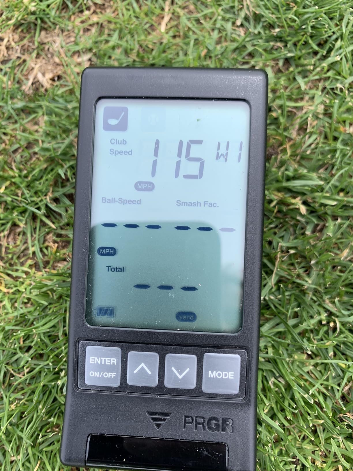 PRGR HS 130-A Portable Golf Launch Monitor | Doppler Radar Measures Club & Ball Speed, Smash Factor, Total & Carry Distance | Tracks Swing Speed Training Aids customer photo 2