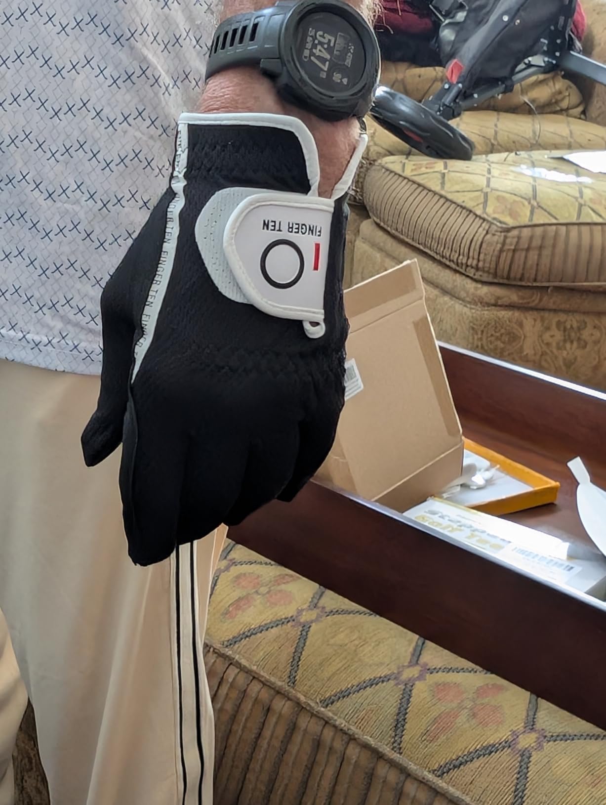 FINGER TEN Men's Golf Gloves Rain Grip 2 Pack customer photo 1