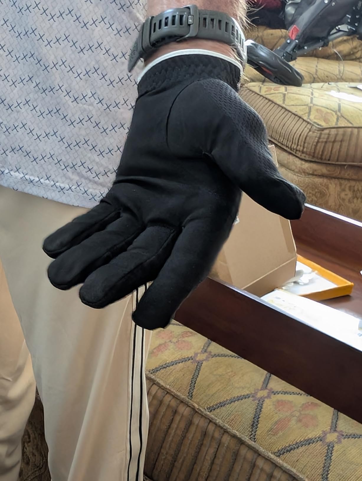 FINGER TEN Men's Golf Gloves Rain Grip 2 Pack customer photo 2