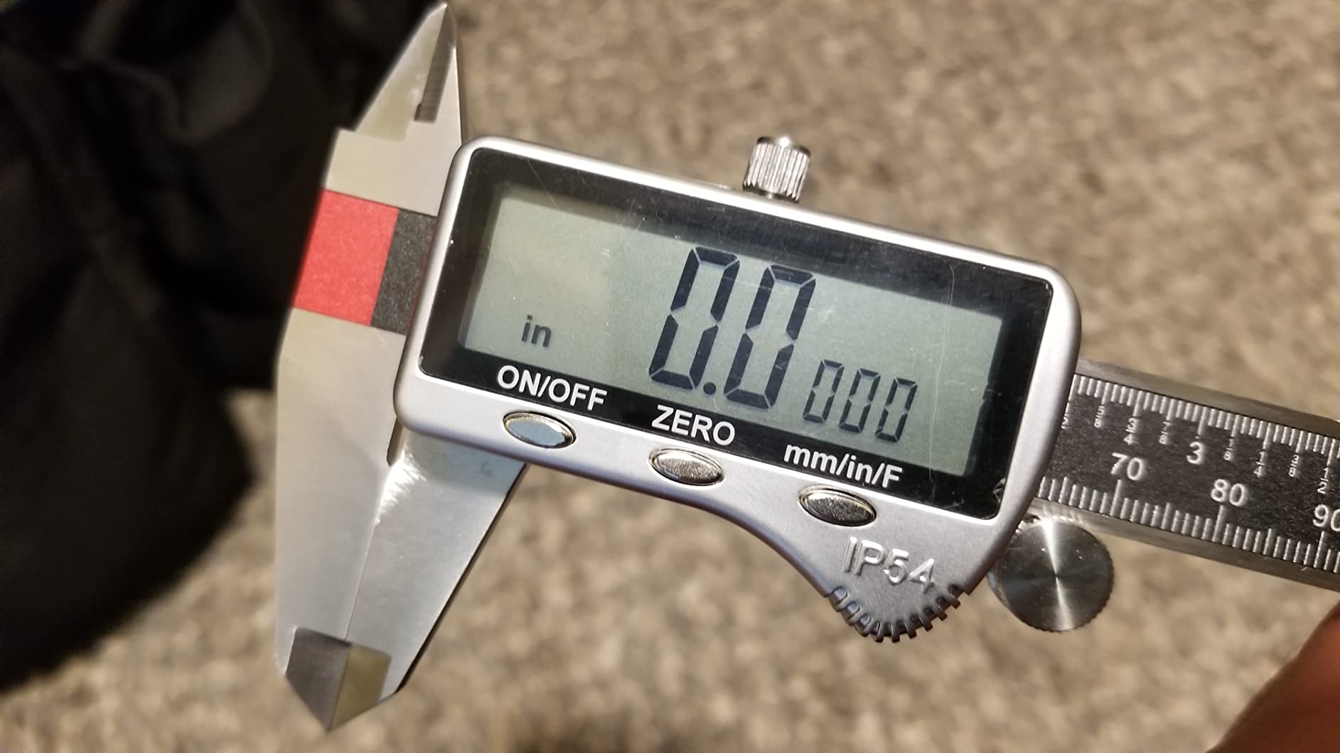 S&F STEAD & FAST Digital Caliper Measuring Tool 6 inch with Extra Large LCD Screen, Stainless Steel Micrometer Caliper Digital IP54, Measures Inch Mm Fraction for Workshop, 3D Printing customer photo 2