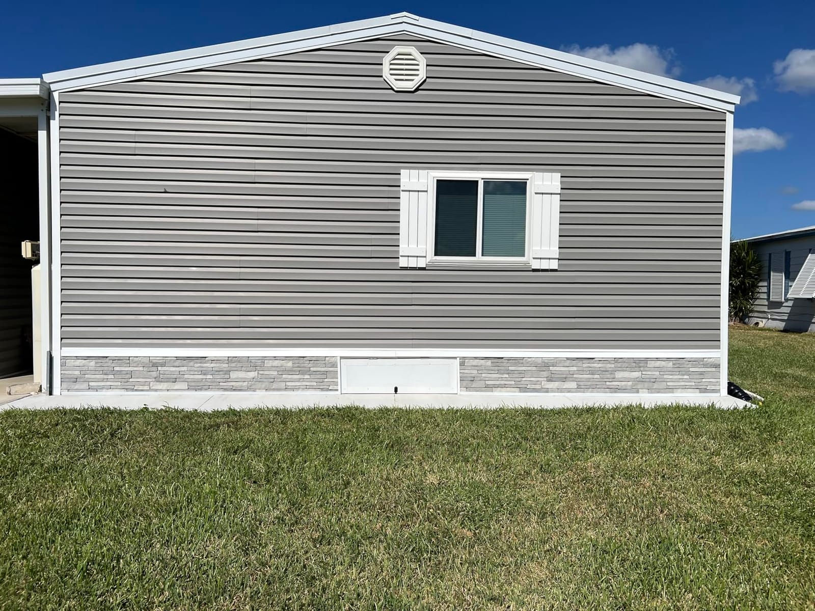 Stacked Stone Siding Panels – Faux Stone Veneer Exterior Wall Panels (50 Sq Ft Coverage) – Lightweight Interlocking Stone Cladding, No Mortar, DIY Friendly, Waterproof – Glacier Bay customer photo 2