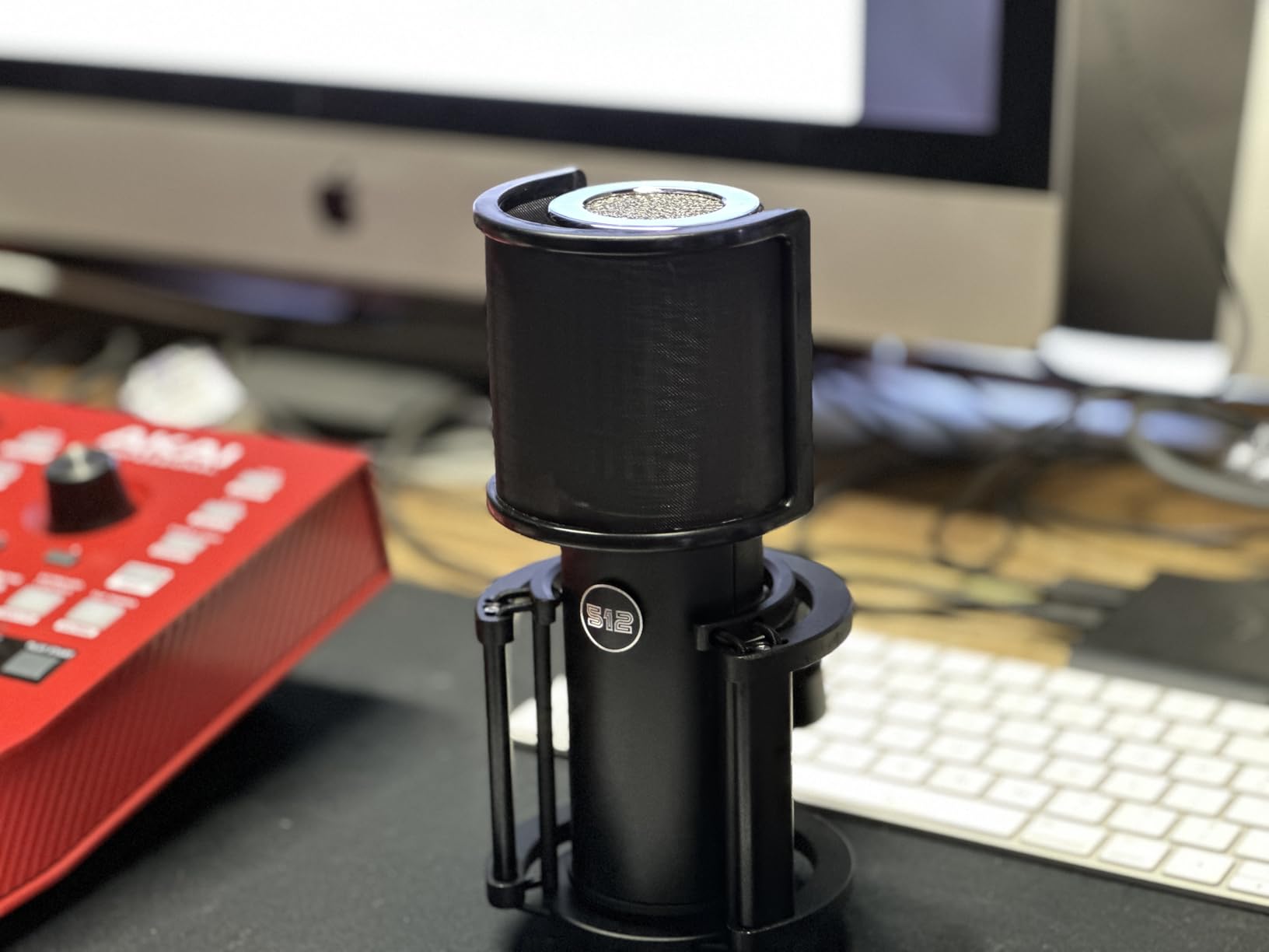 512 Audio by Warm Audio Skylight Large Diaphragm Studio Condenser XLR Microphone + Shock Mount + Bag for Recording and Podcasting customer photo 2